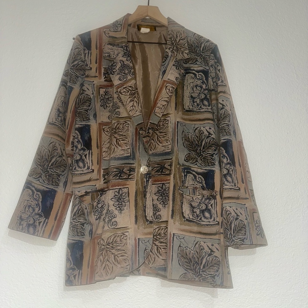 Vintage Toni Garment | Floral Blazer size S
